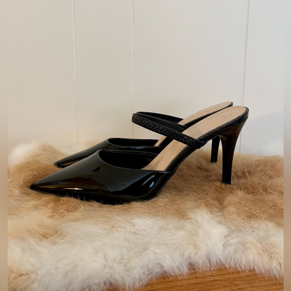 Black Pointed Toe High Heels